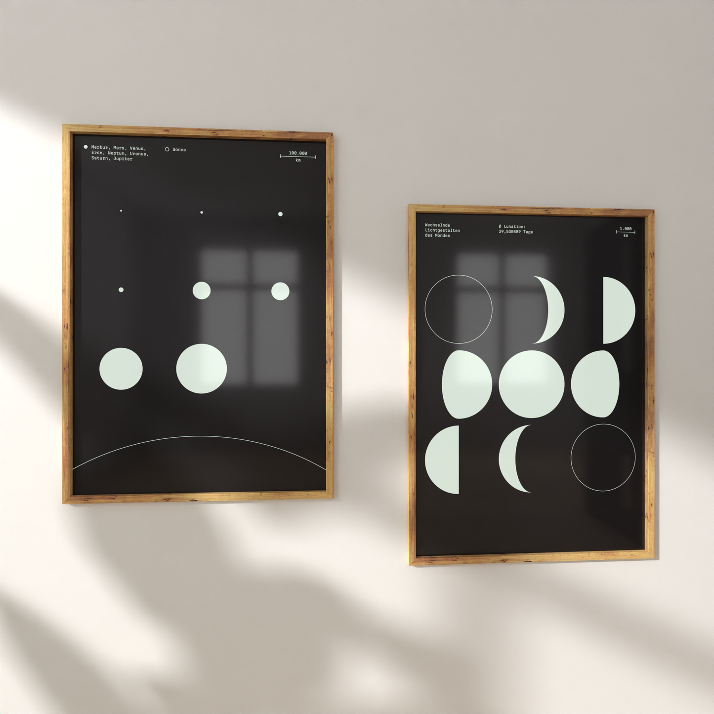 Poster »Sonnensystem« — Glow in the dark