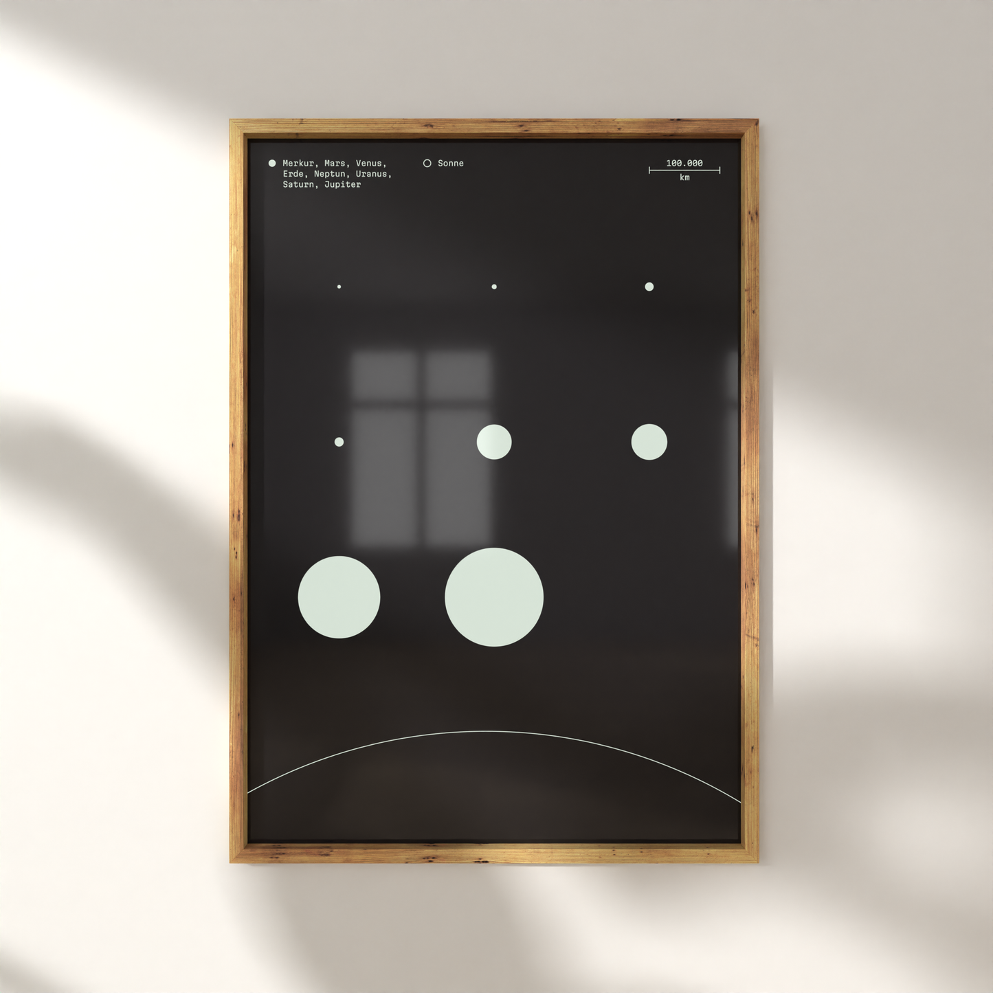 Poster »Sonnensystem« — Glow in the dark